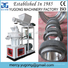 Centrifugal ring dies Model LGX-550 rice husk pellet making machine/ YUGONG Factory Delivery rice husk pellet mill